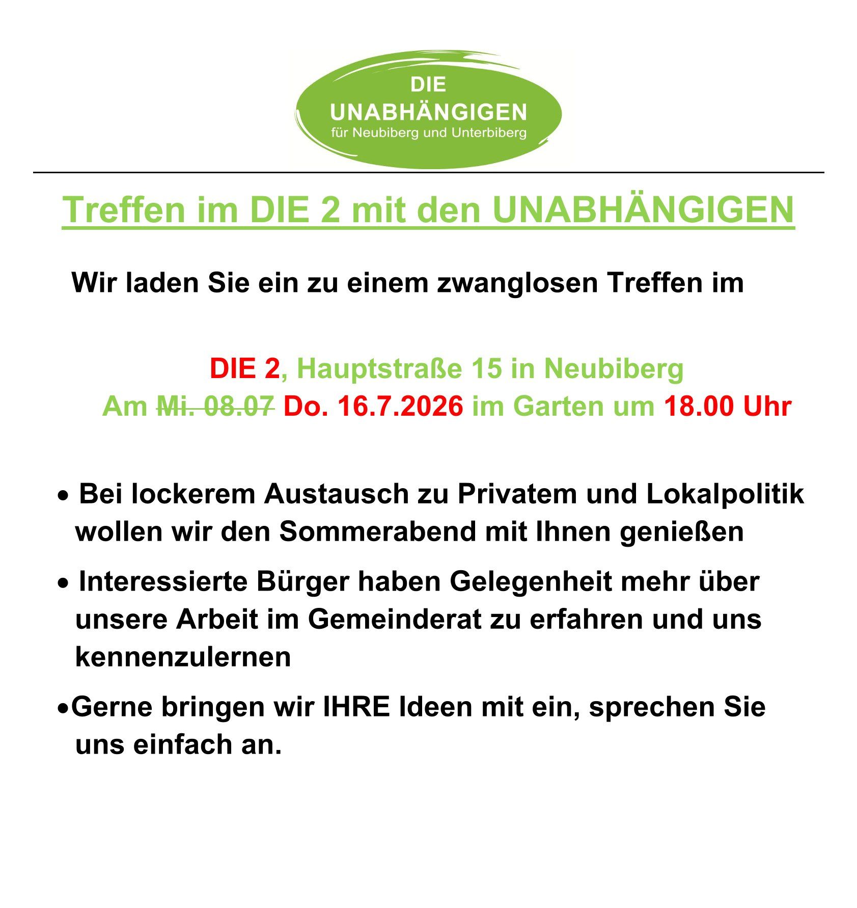 Biergarten Treffen